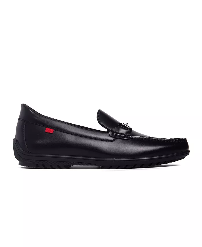 Мужские лоферы Elliot Road с технологией Hands-Free Slip On и пряжкой Marc Joseph New York, черный — фото 3