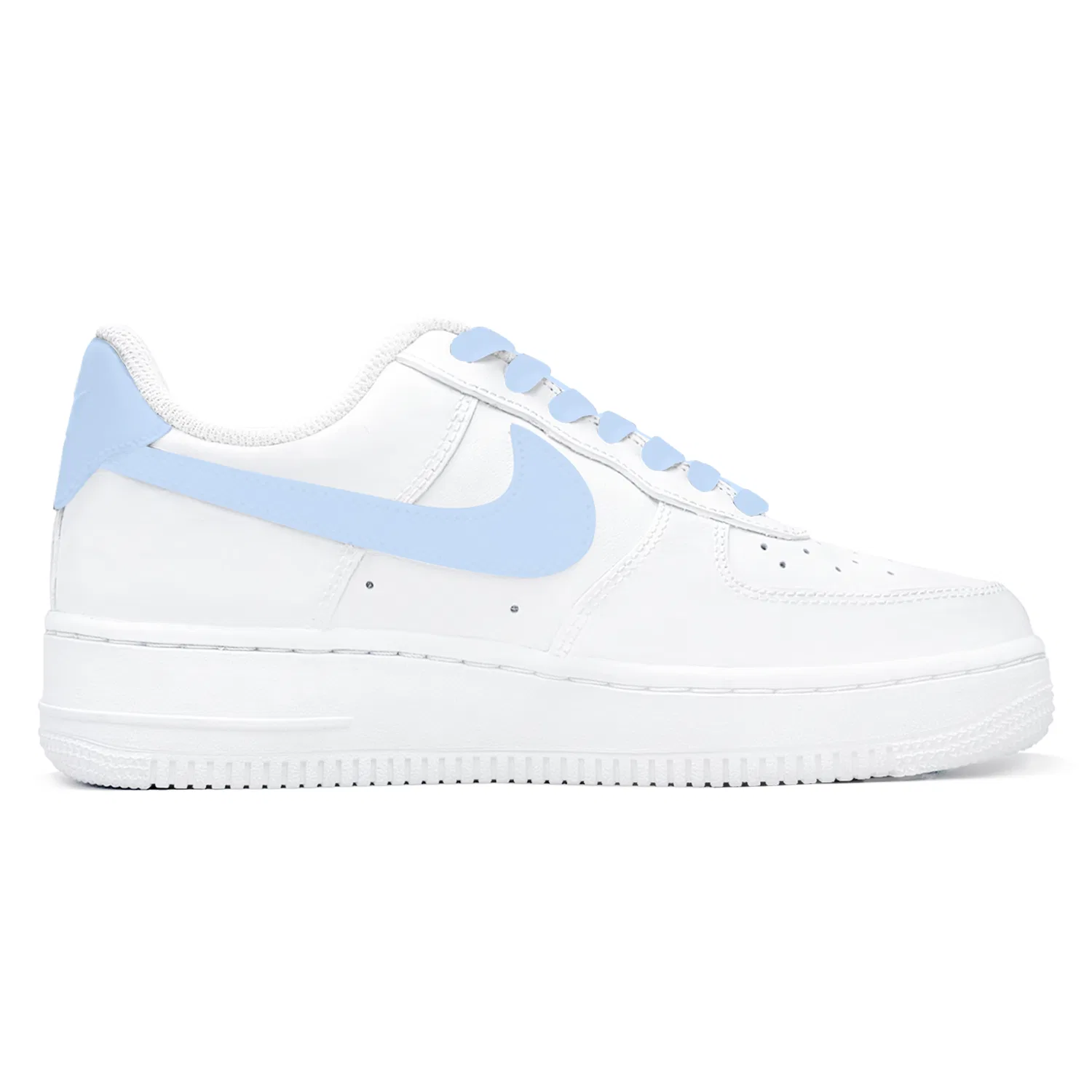 Кроссовки Nike Air Force 1 сине-белые — фото 4