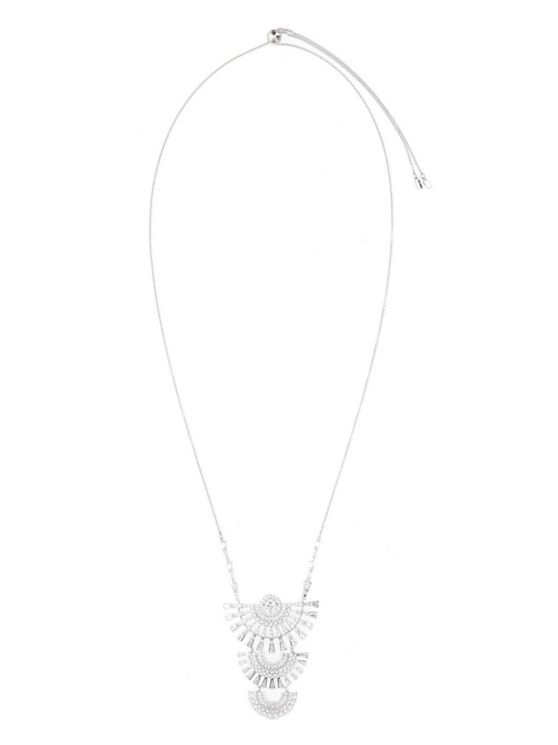 

Сверкающее ожерелье Dance Dial Up Swarovski, серебряный