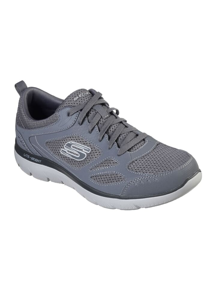 

Кроссовки на шнуровке Skechers, серый