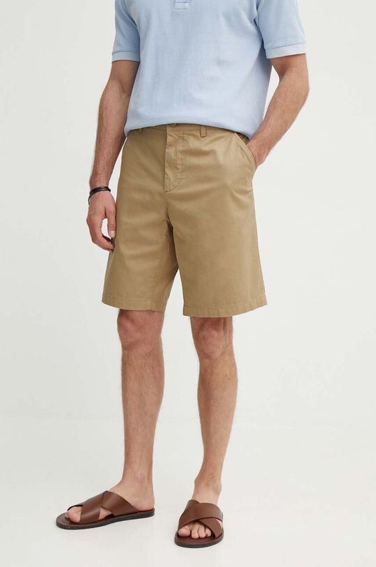 

Хлопковые шорты Lacoste, бежевый