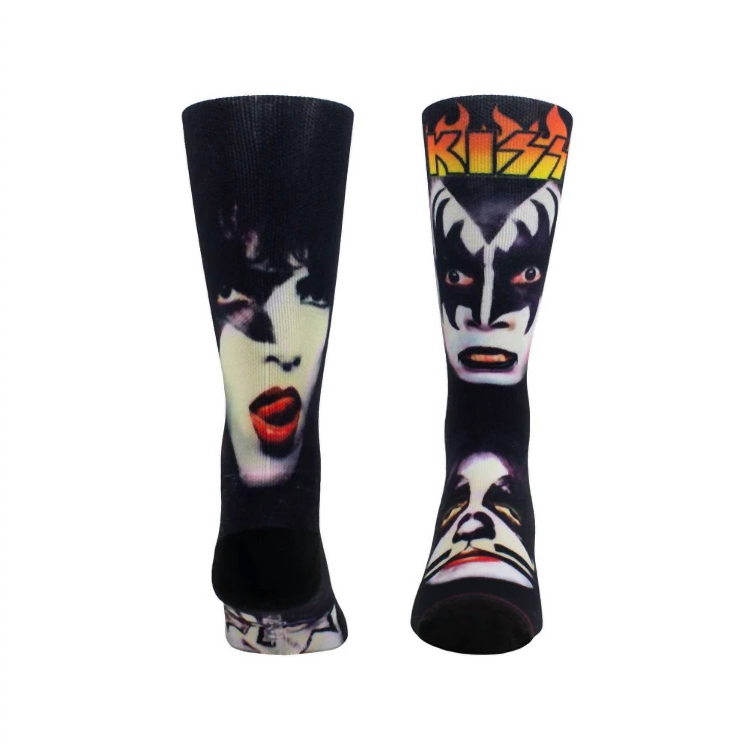 

Унисекс - носки Kiss Painted Faces черного цвета Perri’s Socks