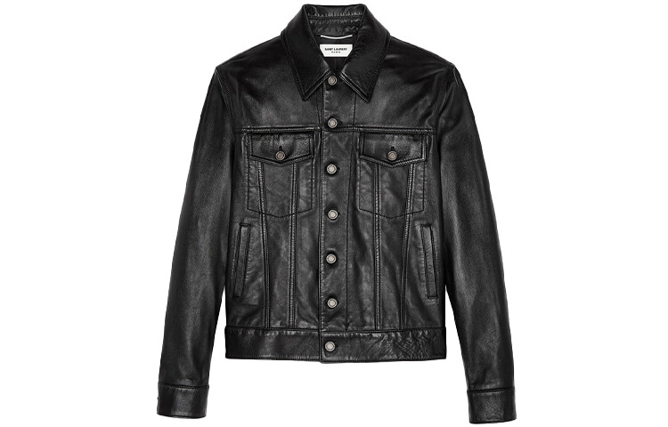 

SAINT LAURENT Мужская куртка, цвет Black
