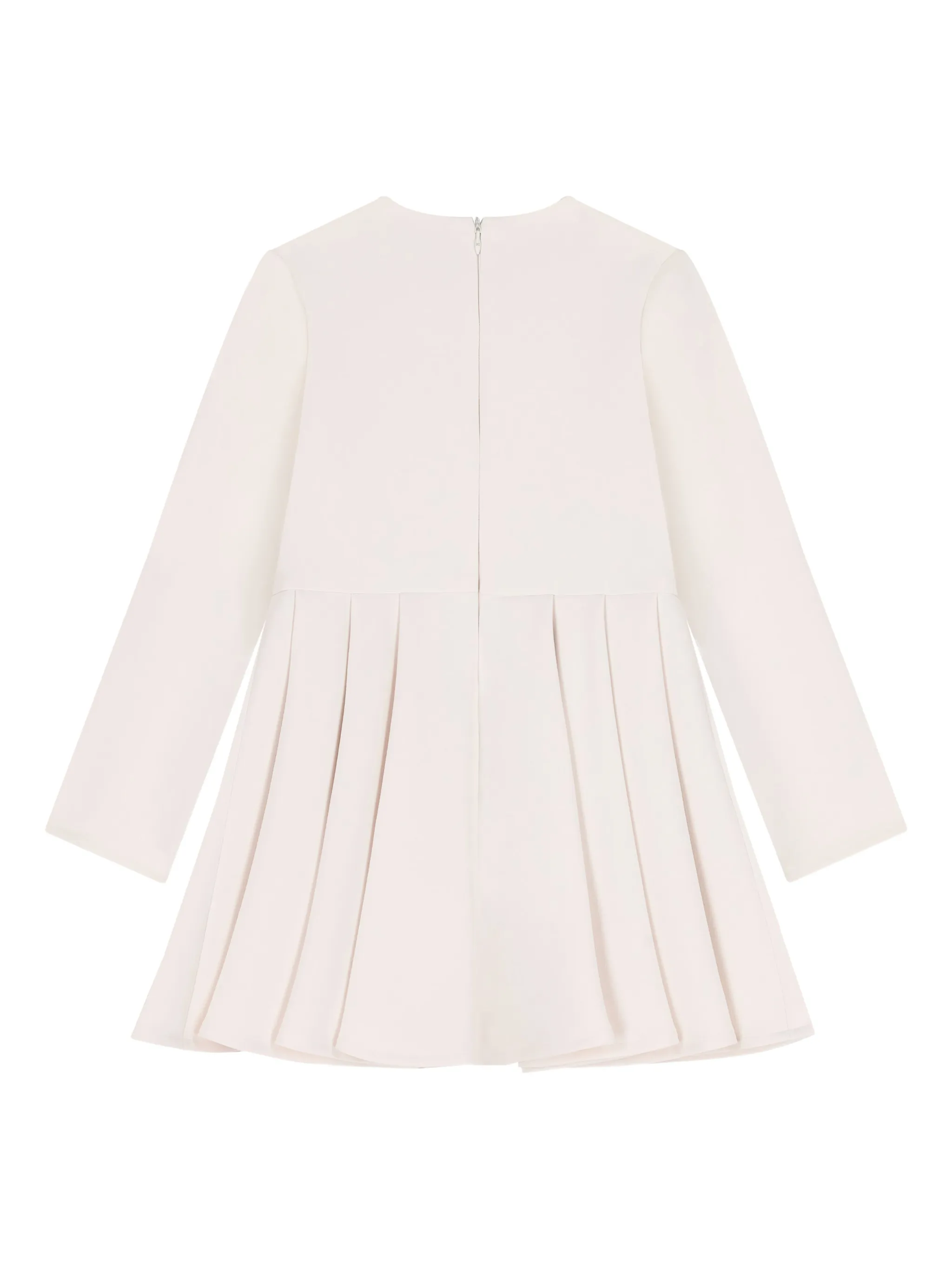 Платье, украшенное логотипом Elisabetta Franchi Kids, нейтральный — фото 2