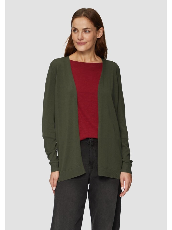 

Кардиган sOliver Strickjacke langarm, оливковый