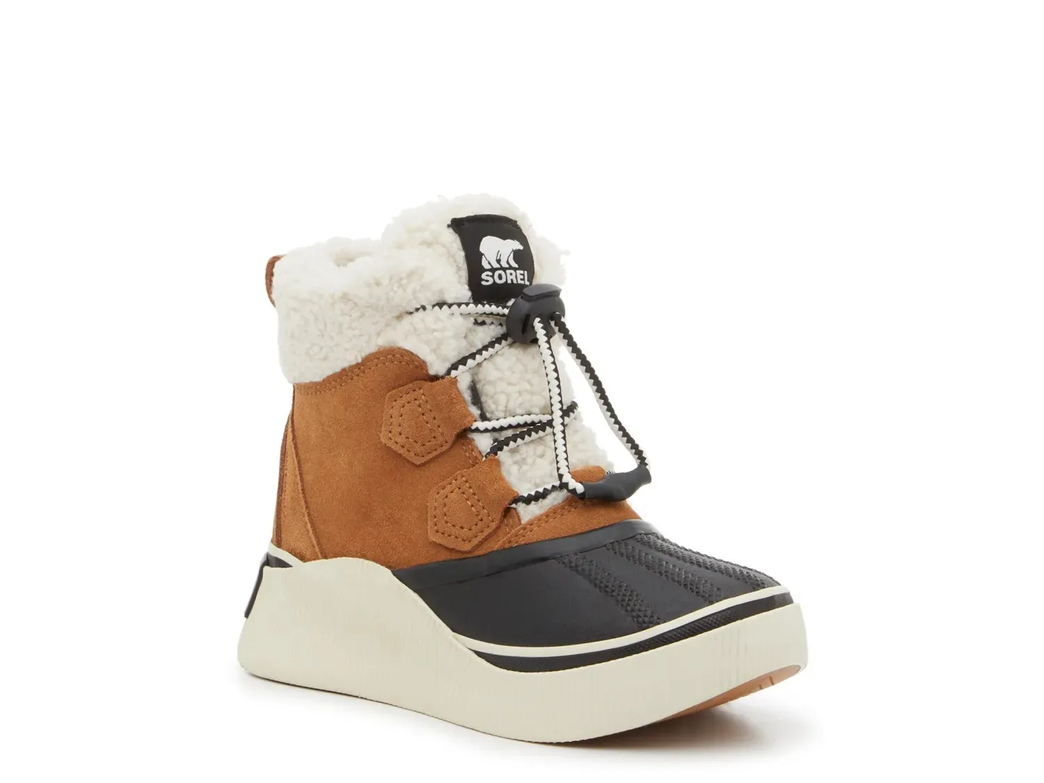 

Сапоги SOREL Out N About IV Chillz Waterproof Duck Boot — детские, бежевые/кремовые