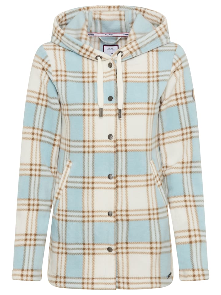 

Флисовая куртка белого, мятно-коричневого цвета Kangaroos