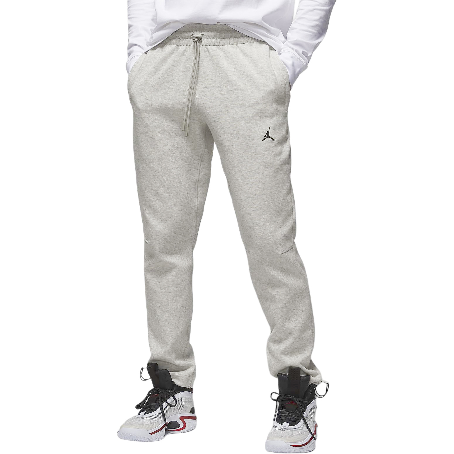Спортивные брюки SportHOOP FW24 Dri FIT Повседневные Мужские Тепло-серый Jordan — фото 4