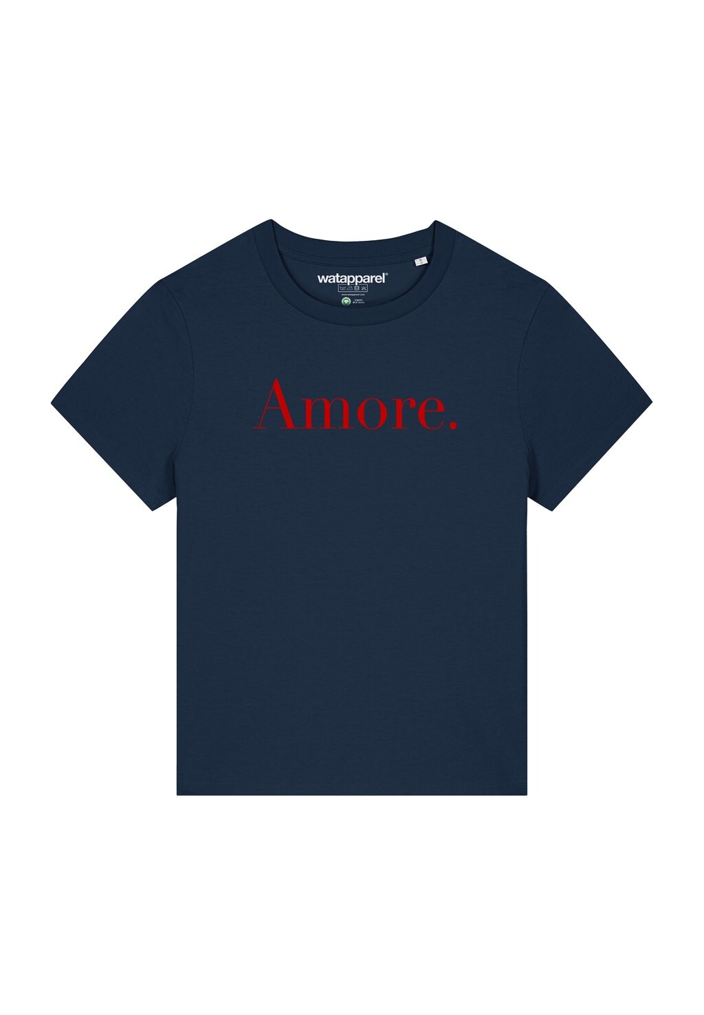 

Футболка с принтом AMORE Watapparel, цвет french navy