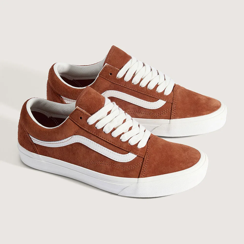 Мужские низкие замшевые кроссовки Old Skool Burnt Orange от Vans