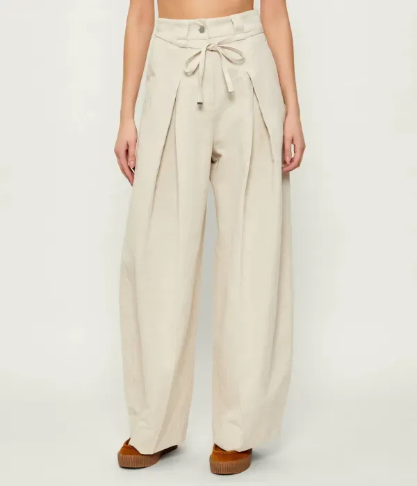 Брюки Тамура-В relaxed fit Boss, бежевый