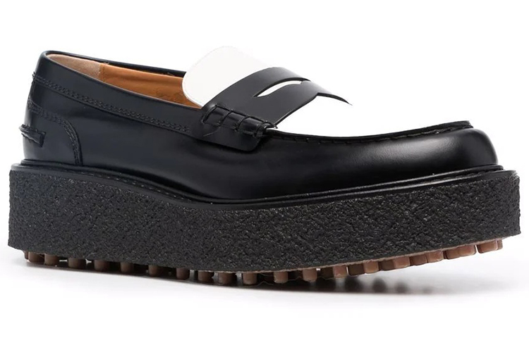 Туфли на платформе женские черные TOD'S