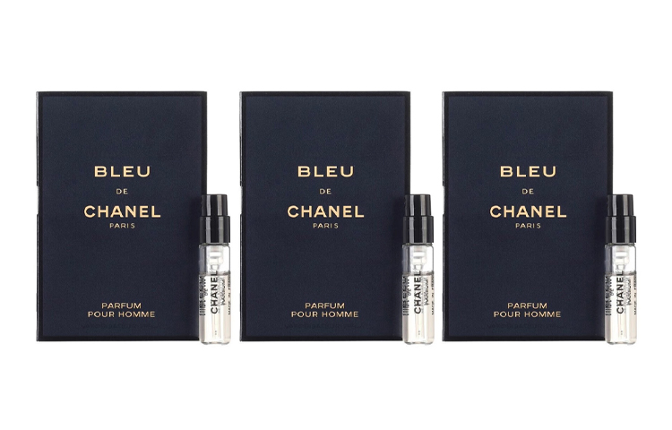 CHANEL Набор пробников Cerulean мужской парфюм 1.5ml*3 аромат Woody Fougere — фото 3