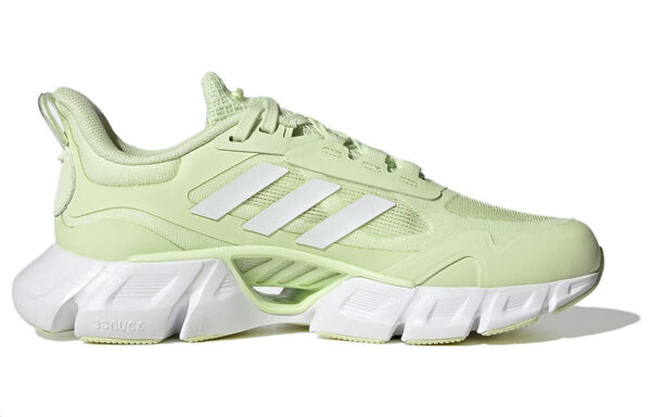 Кроссовки (WMNS) Adidas Climacool Running Shoes 'White Solar Green', белый — фото 2