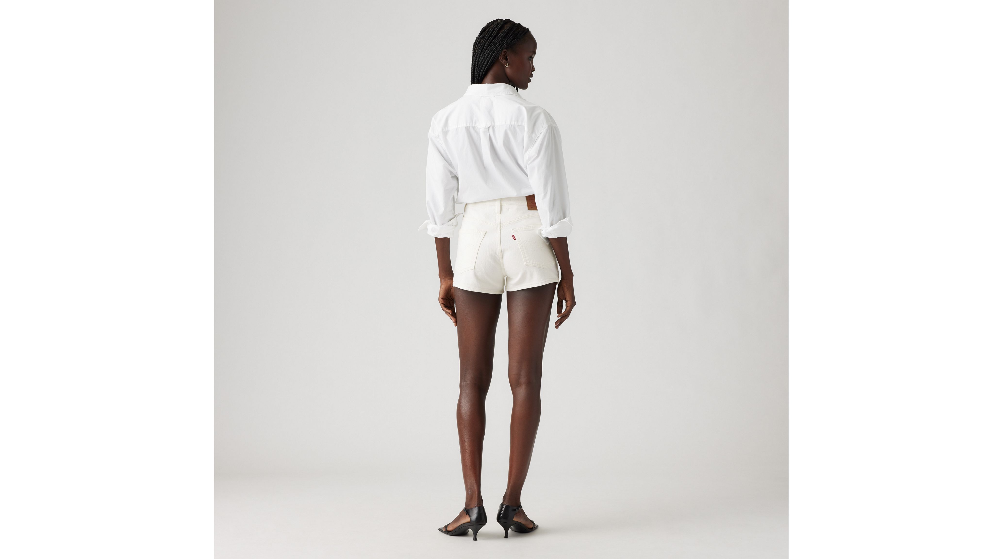 Женские шорты 501 Original Fit с высокой посадкой Levi's, цвет Disco Nights - White — фото 3