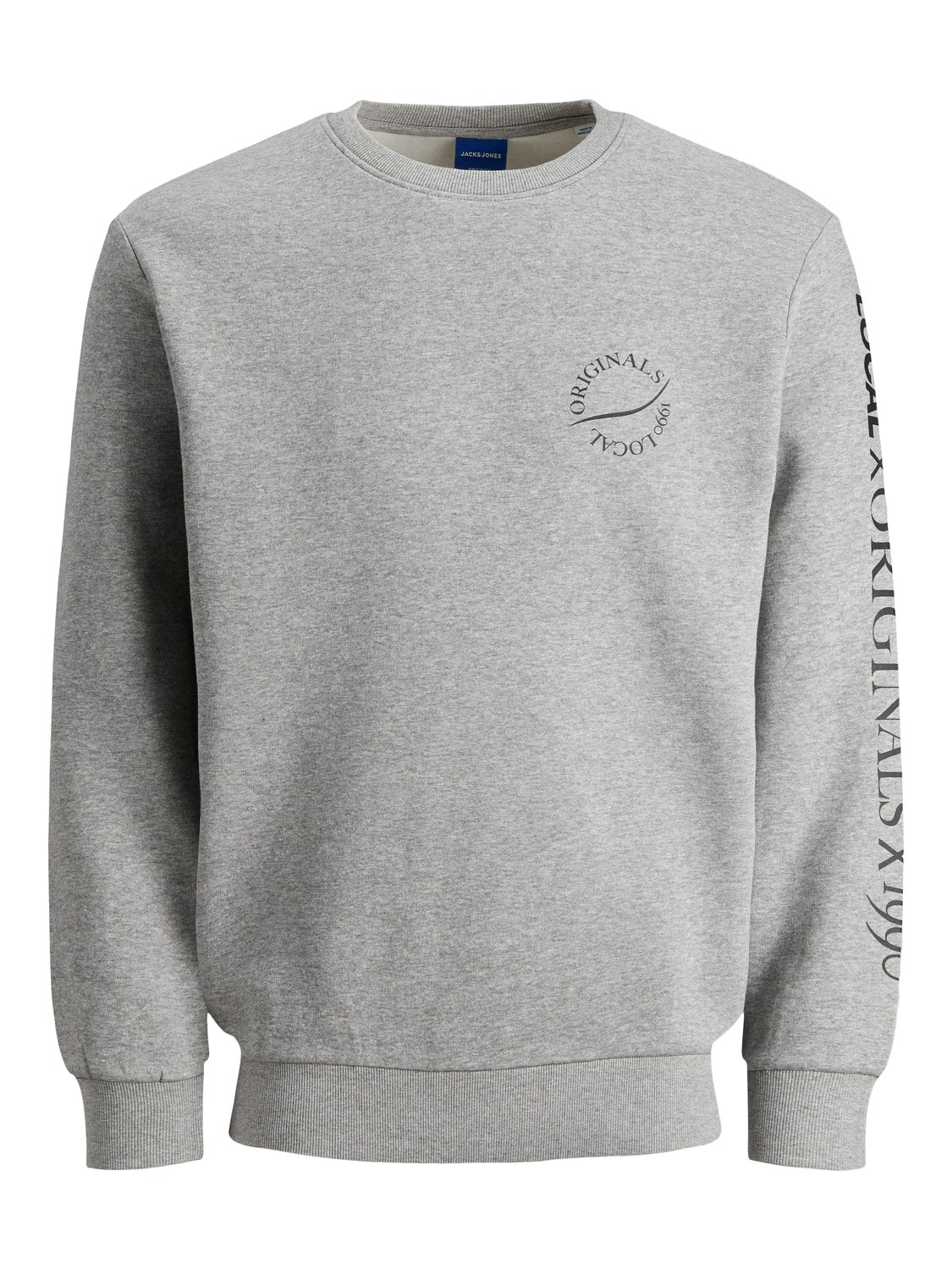 

Пуловер Jack & Jones Jack & Jones Sweatshirt Elias ohne Kapuze, светло серый