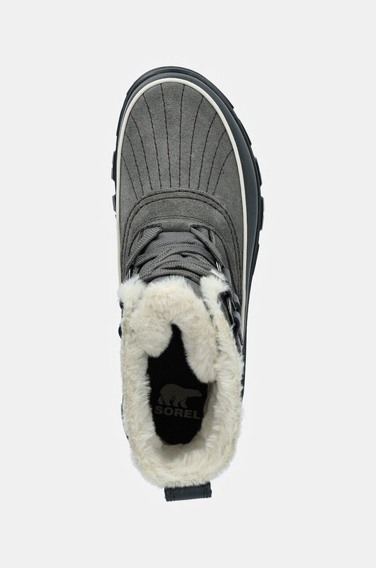 Зимние ботинки женские Sorel Torino V WP Outdry кожаные, серый — фото 4