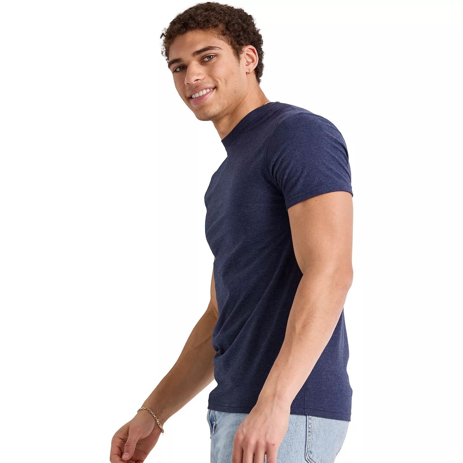 

Мужская футболка Originals Tri-blend Hanes, черный