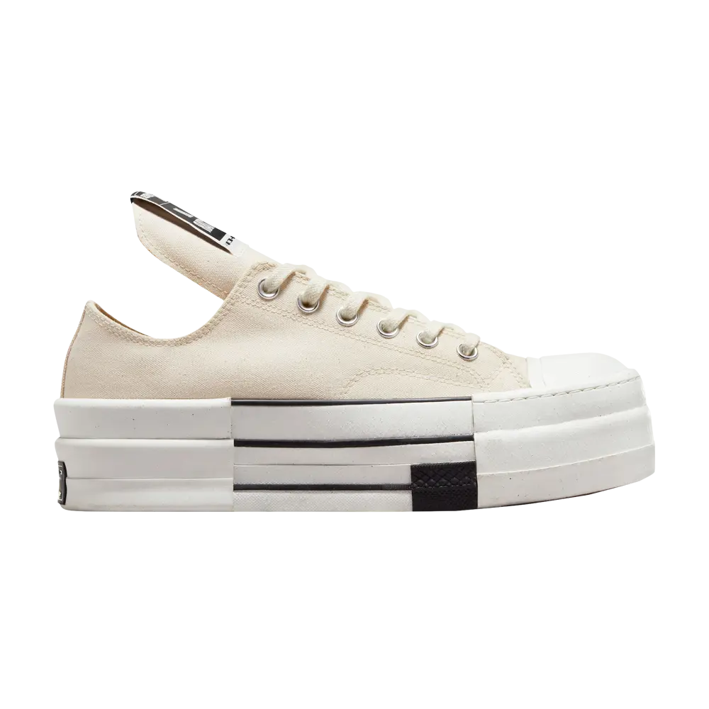 Кроссовки Converse x Rick Owens DRKSHDW DBL DRKSTAR Chuck 70 Low, кремовый