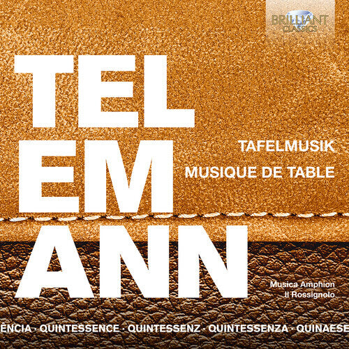 

CD диск Telemann / Musica Amphion / Belder: Tafelmusik