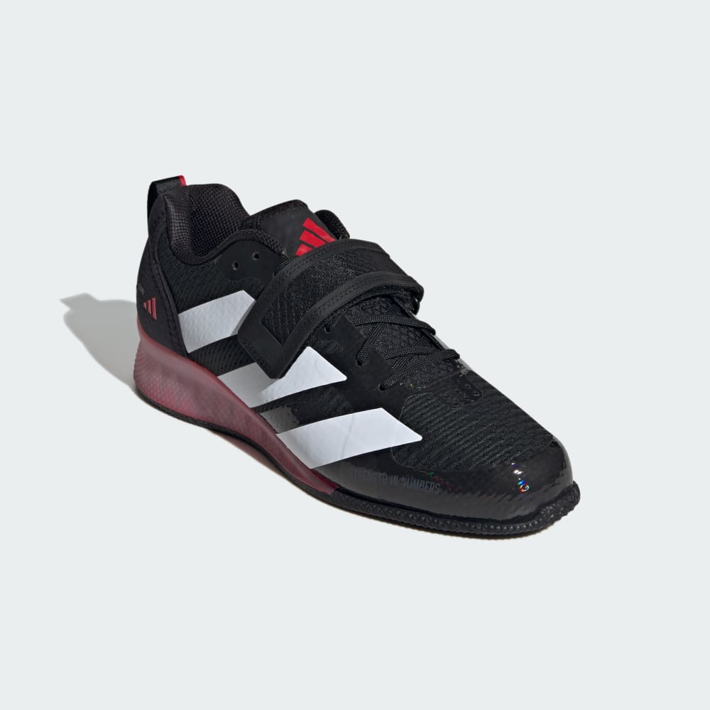 Кроссовки Adidas Adipower Weightlifting 3 Shoes, цвет Core Black/Cloud White/Pure Ruby — фото 4
