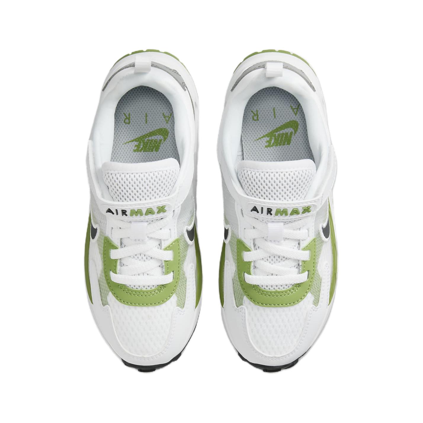 Nike Кроссовки Air Max Solo износостойкие и легкие с низким верхом для детей, белые, зеленые, для детей от 3 до 7 лет — фото 3