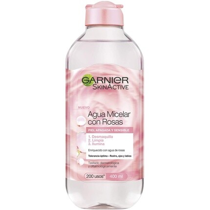

Мицеллярная вода Garnier Skin Active с розами для тусклой и чувствительной кожи 400мл, Original