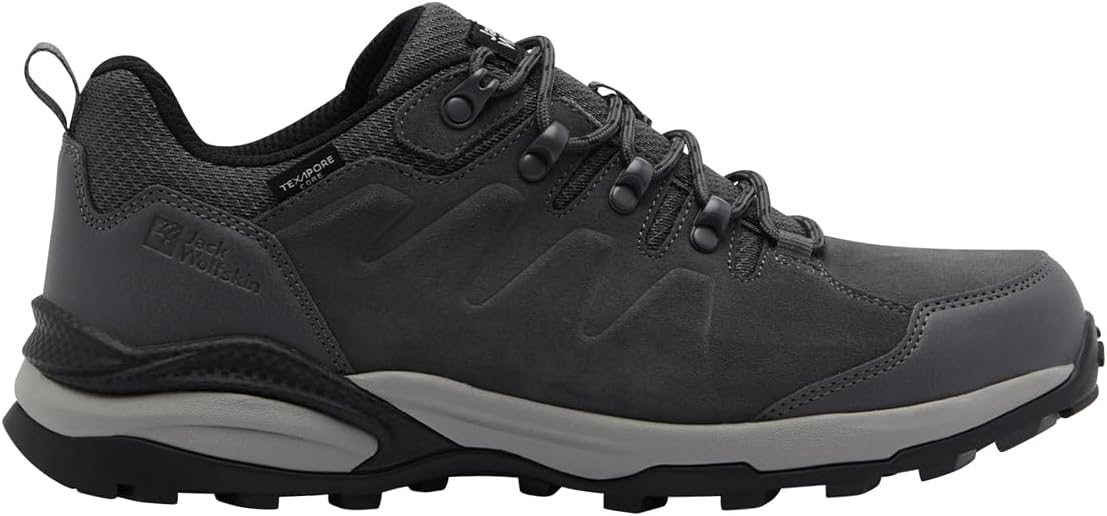 Мужские походные кроссовки Jack Wolfskin Refugio Texapore Low M, Slate — фото 2