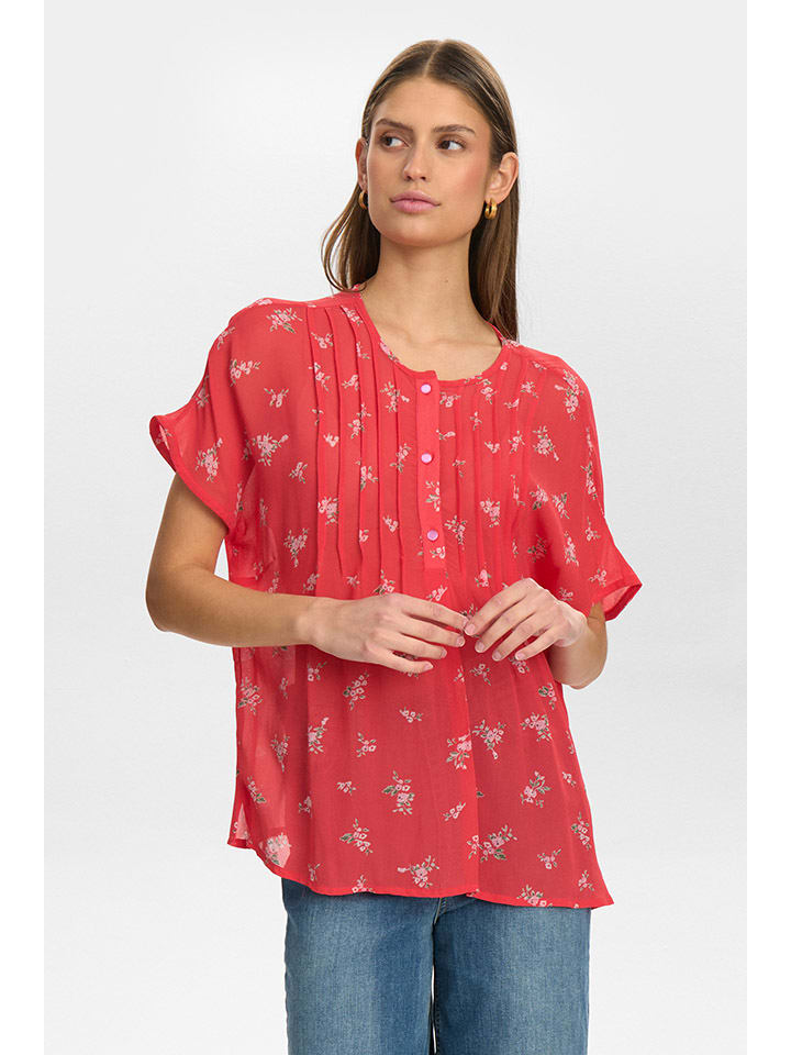 

NÜMPH Блузка красного/разноцветного цвета