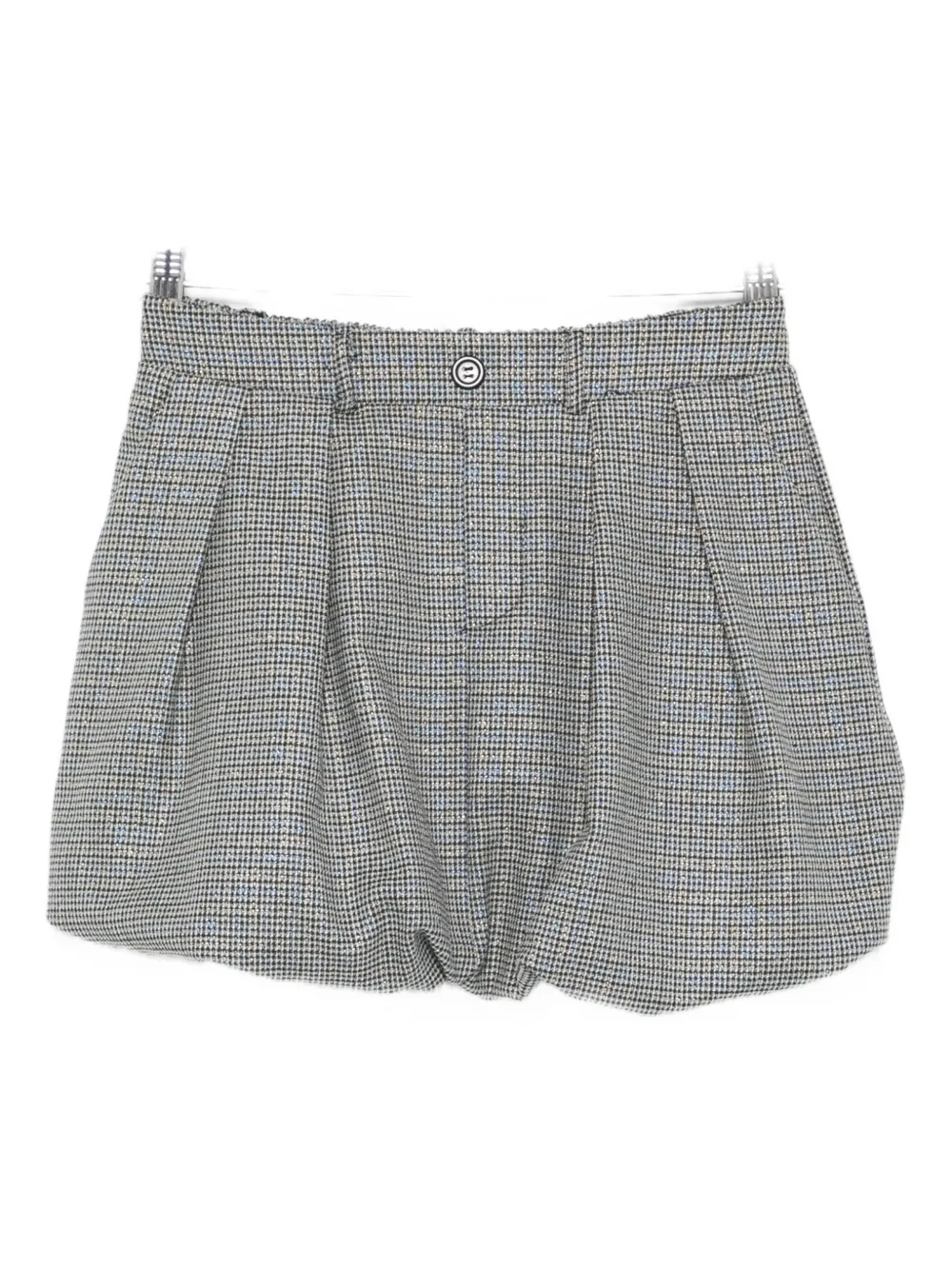 

Плиссированная повседневная юбка в клетку Miss Grant Kids, серый