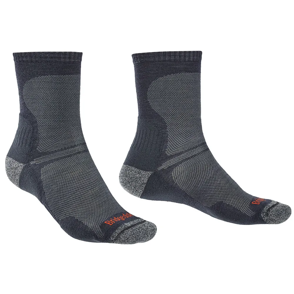 

Носки Bridgedale Ultralight Merino Performance Crew, серый/синий