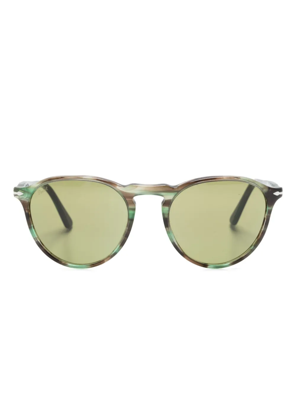 

Солнцезащитные очки PO3286S в оправе панто Persol, зеленый