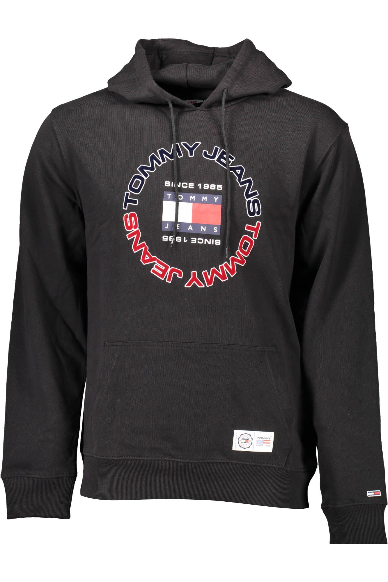 

Черный хлопковый мужской свитер Tommy Hilfiger