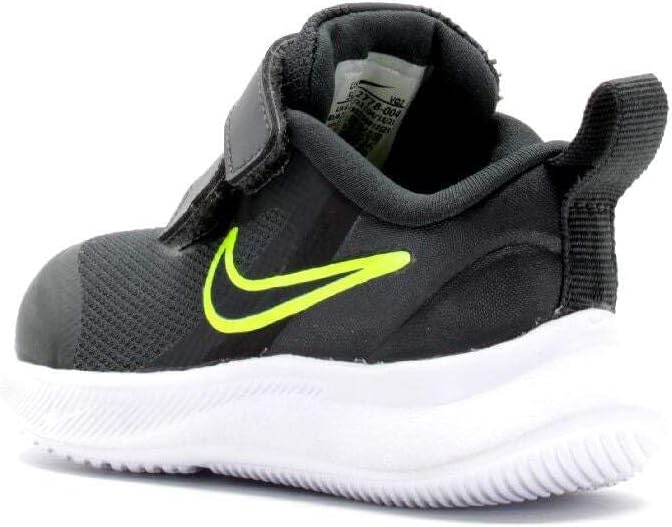 Детские кроссовки Nike Star Runner 3 Black/Black-Dk Smoke Grey (DA2776 001), зеленый — фото 2