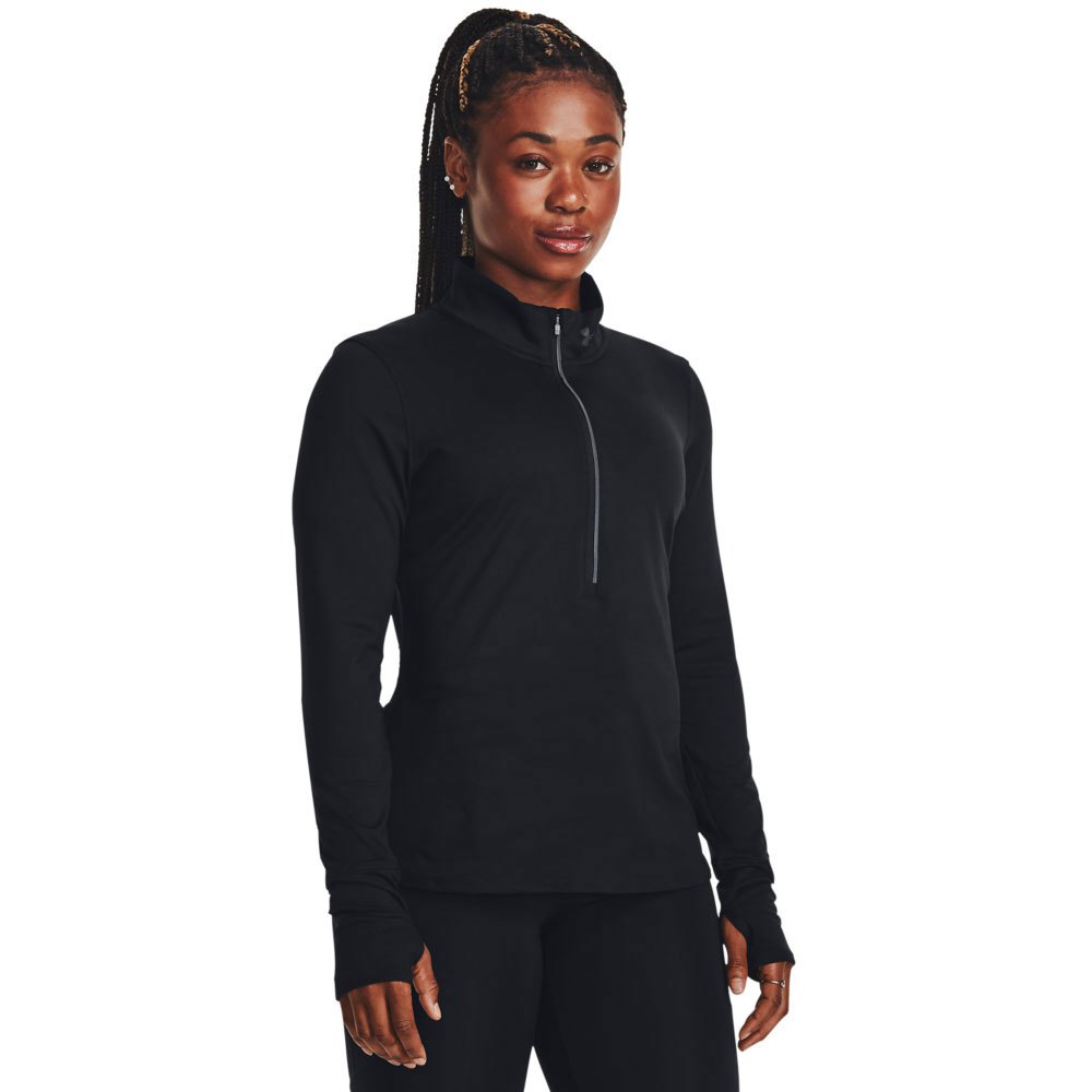 

Спортивная футболка Under Armour Qualifier Run half zip, черный