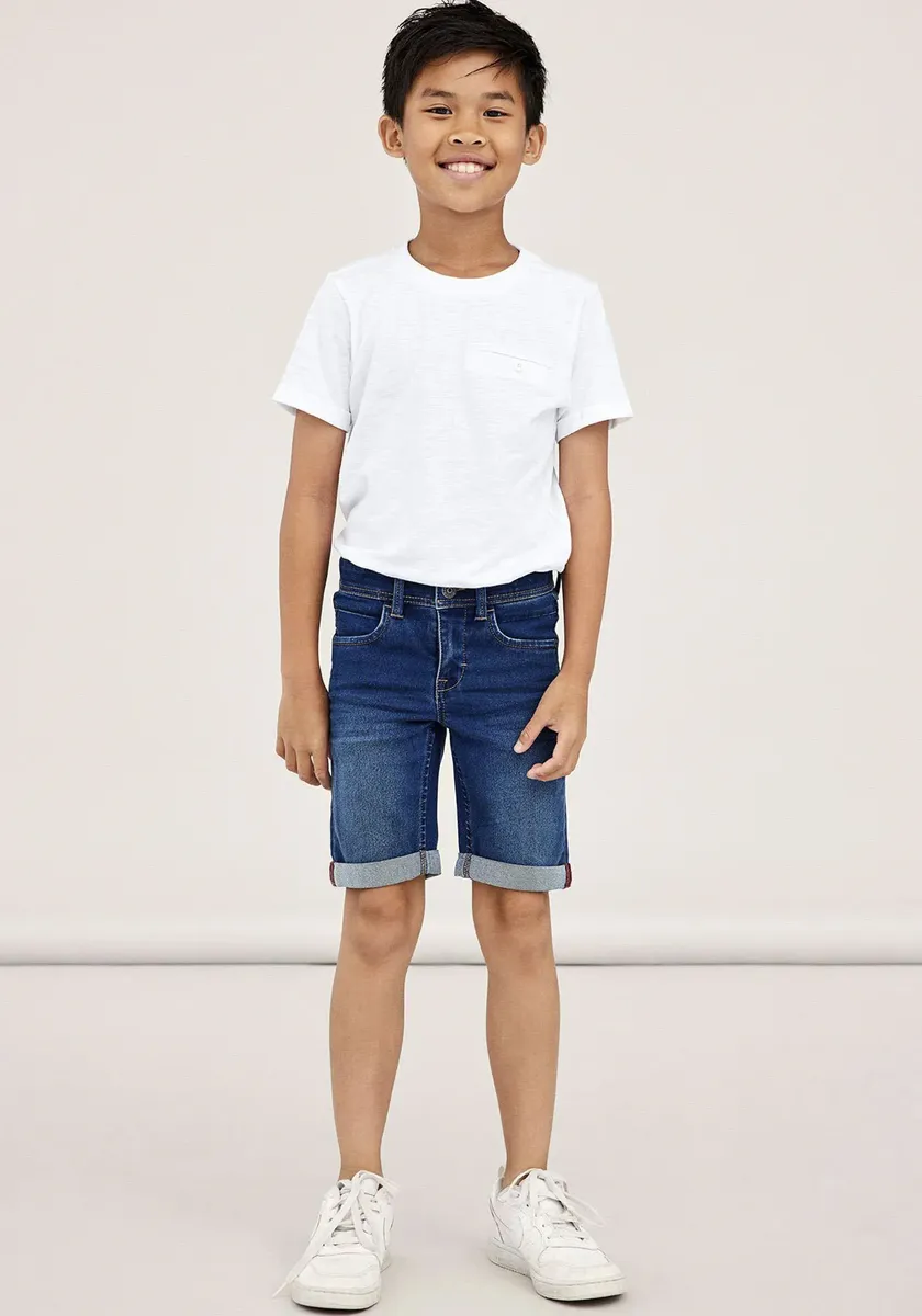 

Шорты Name It "NKMSILAS SLIM DNM L SHORT", синий