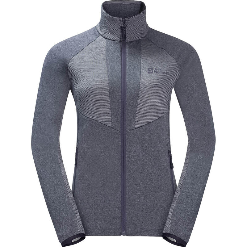 

Куртка флисовая Jack Wolfskin, цвет asphaltgrau/schwarz