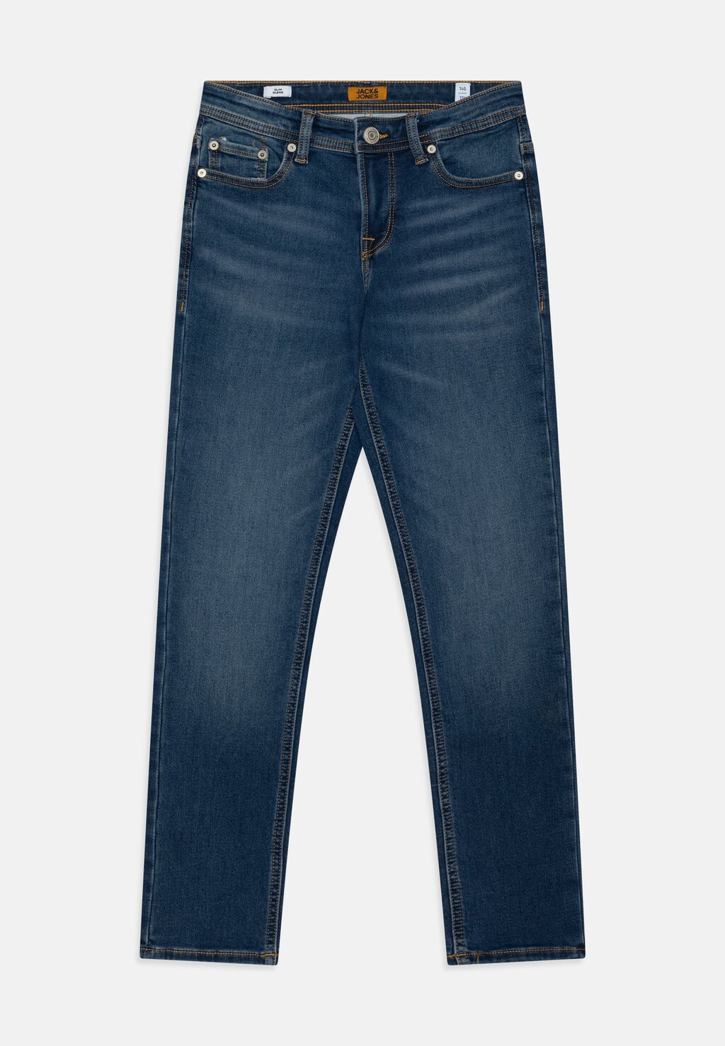 Джинсы узкого кроя JJIGLENN JJORIGINAL Jack & Jones, синий деним — фото 3