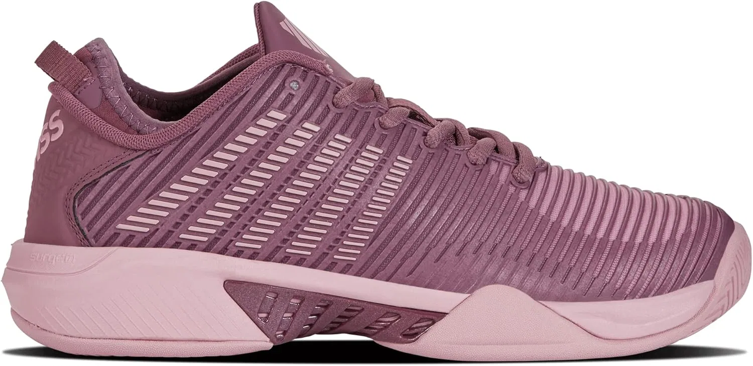 Кроссовки теннисные K-Swiss, цвет Grape Nectar/Cameo Pink — фото 2