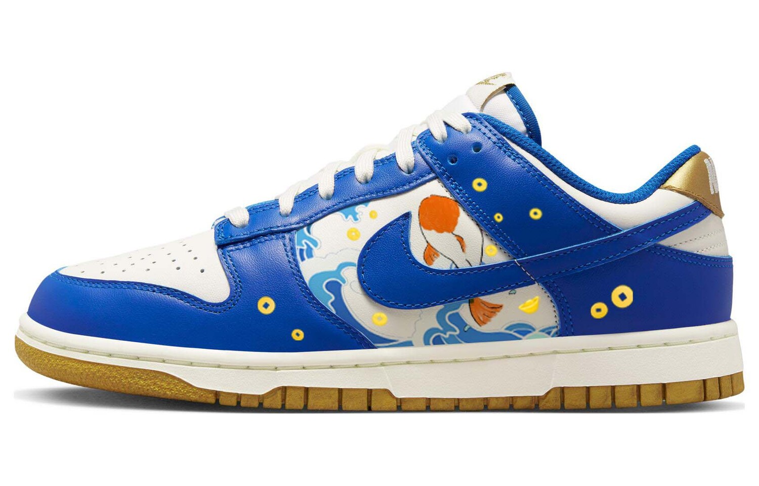 

Кроссовки Nike Dunk Skateboard Shoes Women's Low-Top Blue White, синий