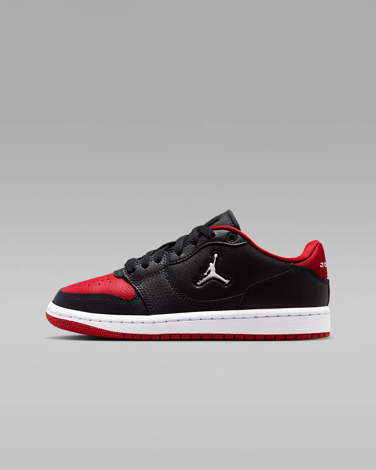 Детские кроссовки Jordan Court Connect Low, Black/Gym Red/White