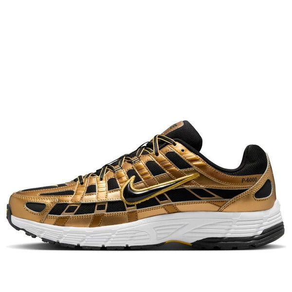 

Кроссовки p-6000 'metallic gold infinite gold white black' Nike, золотой