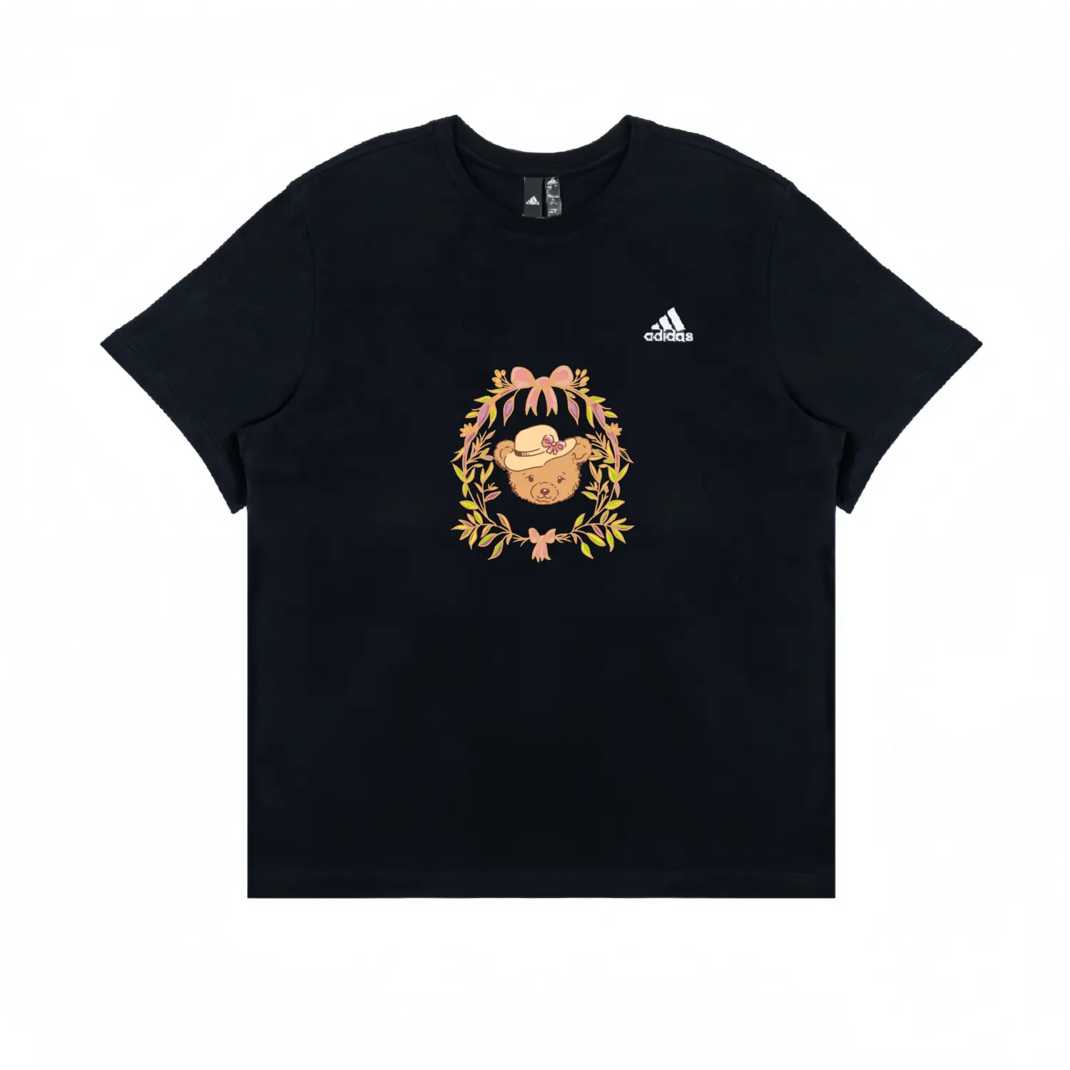 

Футболка Unisex с 3 полосками Adidas, черный