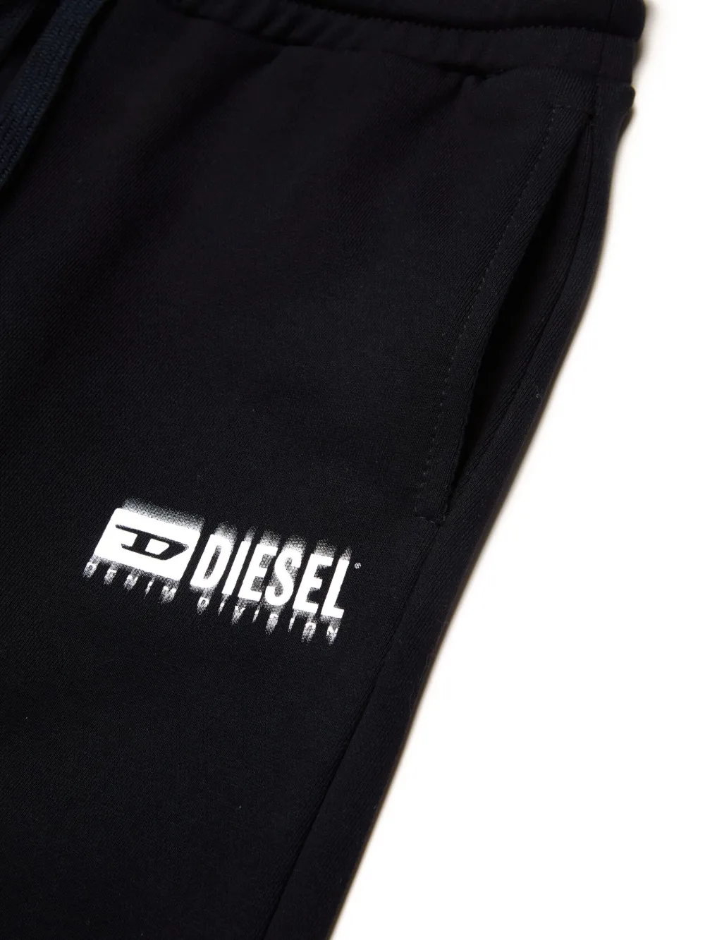 Спортивные брюки с логотипом Diesel Kids, черный — фото 4