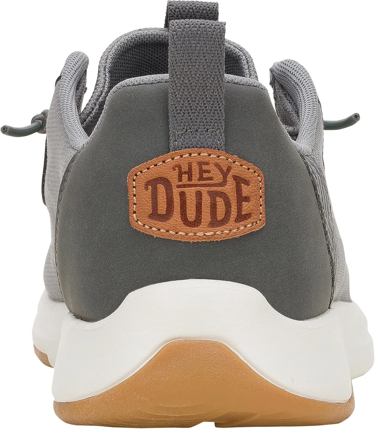HEYDUDE Wally Drift Classic, мужские лоферы без шнурков, удобные и легкие, Mesh Monument Grey — фото 3