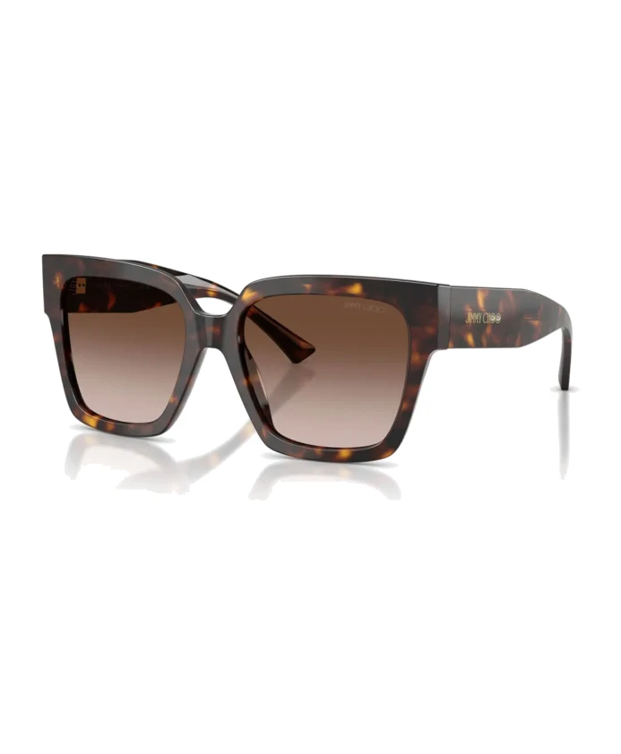 

Квадратные солнцезащитные очки Jimmy Choo, коричневый