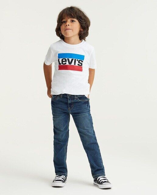 

Классические узкие брюки для мальчика Levi'S, темно-синий