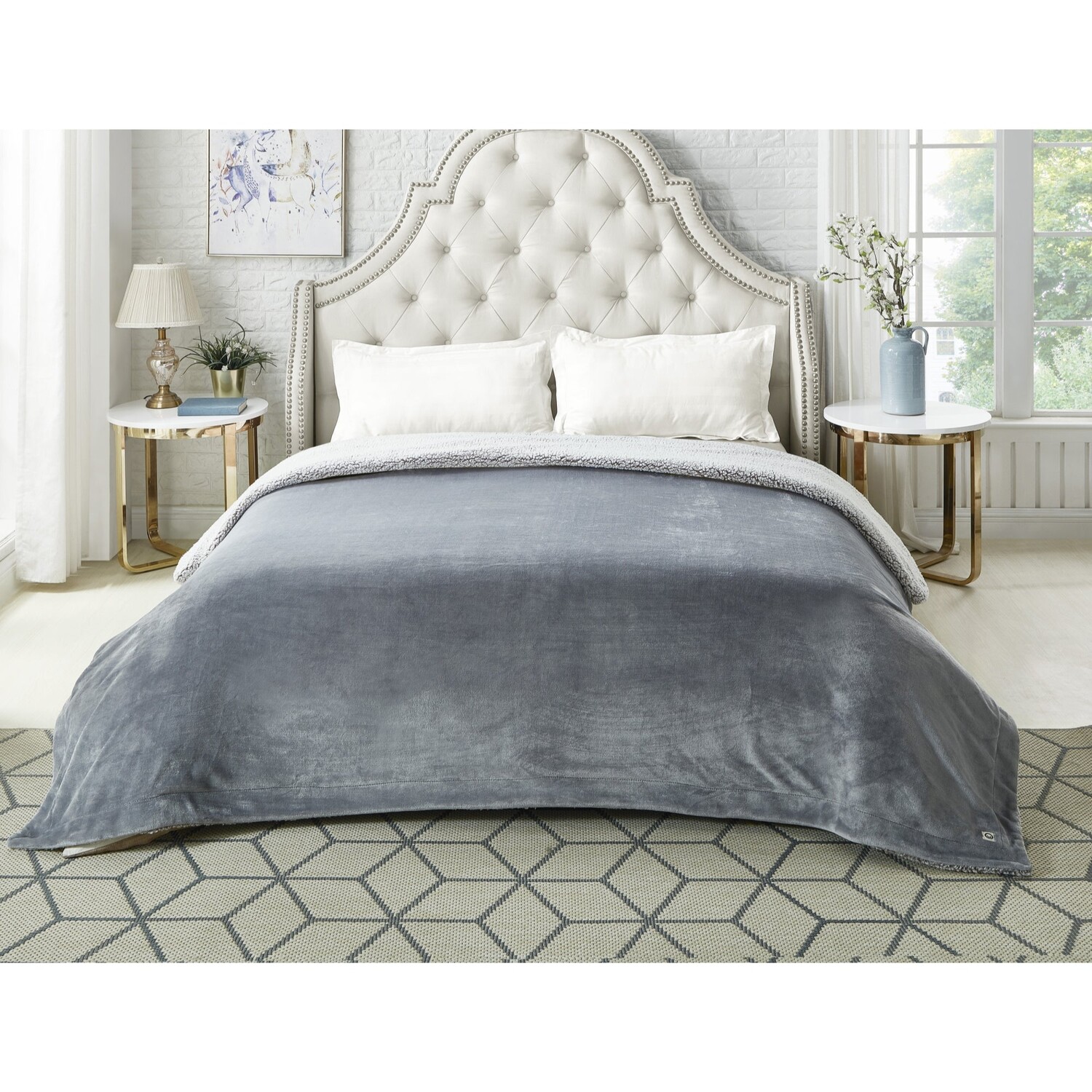 

Плед Cosy Tyme Saleem Cozy Tyme, цвет Light Grey