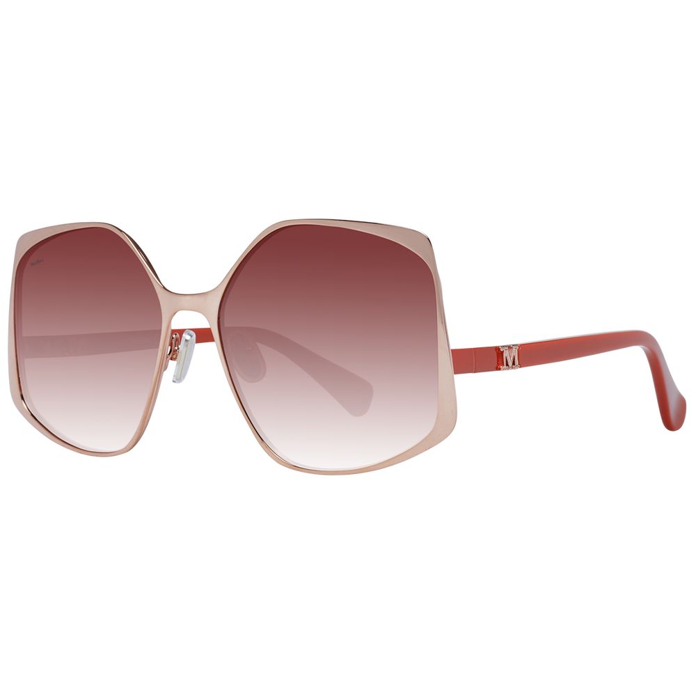 

Женские солнцезащитные очки из розового золота Max Mara