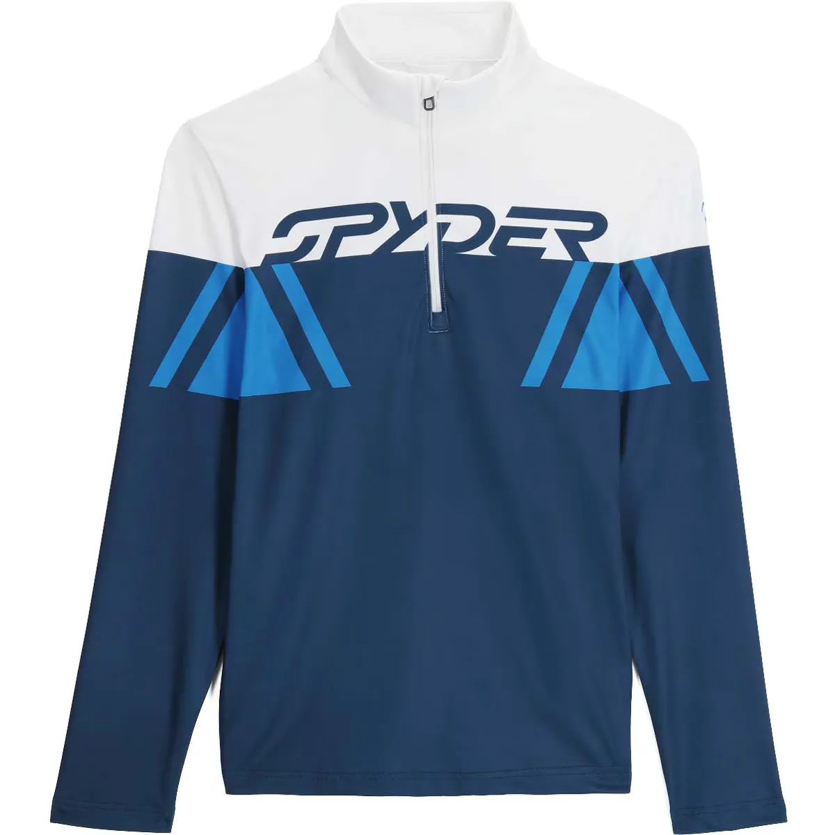 

Мужская футболка Podium 1/2 Zip Spyder, темно-синий